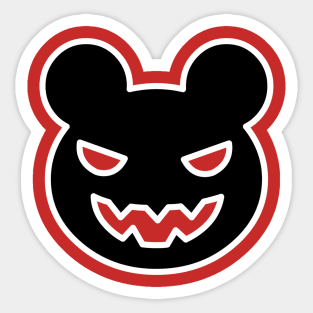 scary mouse Sticker